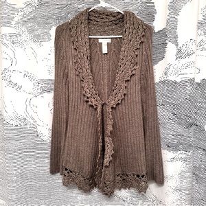 🔥SALE🔥 VINTAGE Y2K Wool Knit Cardigan Small